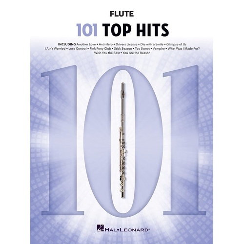 101 Top Hits for Flute by Hal Leonard - 176 Pages