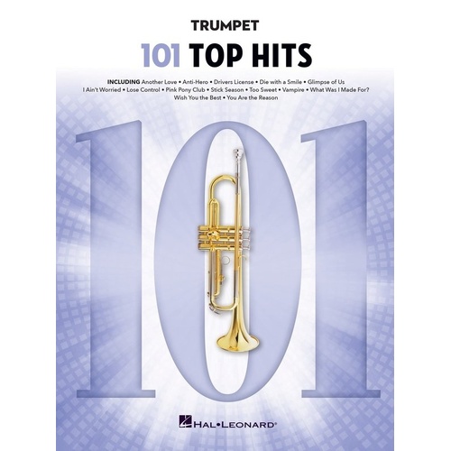 101 Top Hits for Trumpet by Hal Leonard - 176 Pages