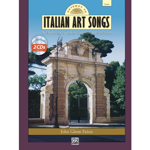 Gateway To Italian Songs And Arias Low Book/2CD