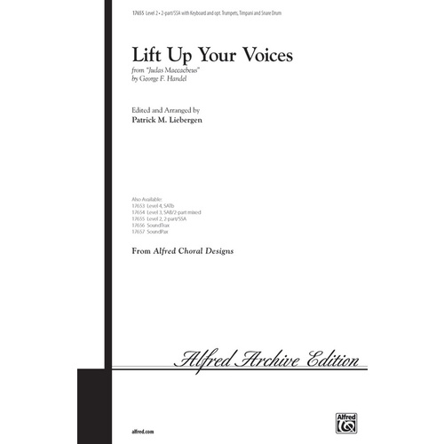 Lift Up Your Voices 2 Part/SSA Arr Liebergen