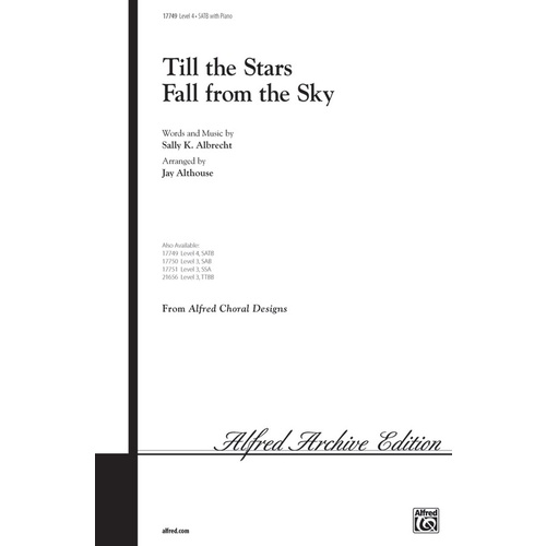Till the Stars Fall SATB Trombone Sheet Music