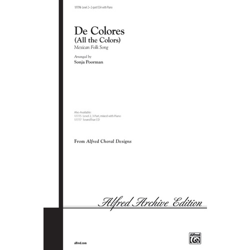 De Colores 2 Part/SSA Arr Poorman