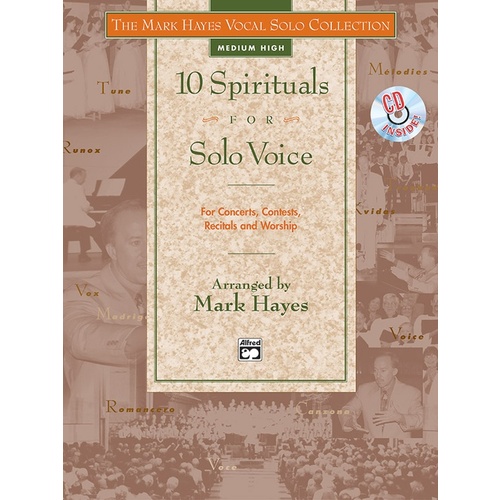 Spirituals for Solo Voice Book 1 Med/High with CD