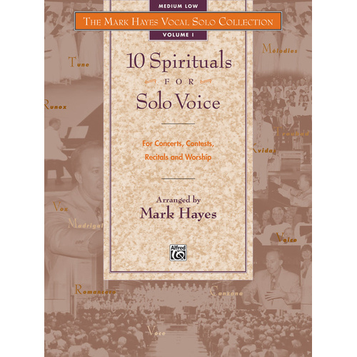 Spirituals for Solo Voice Book 1 Med/Low Vocal Sheet Music by Mark Hayes