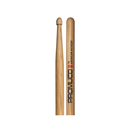 Promuco American Hickory 7A Wood Tip Drum Sticks