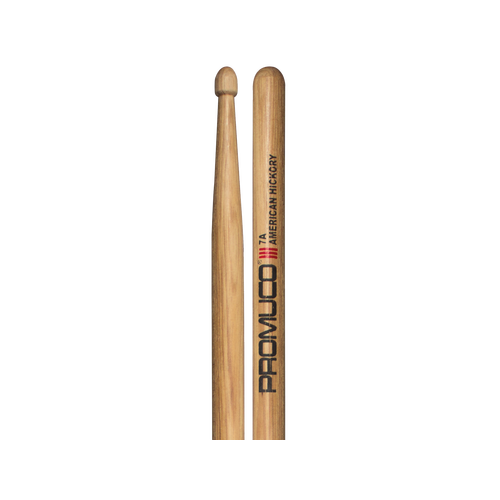 Promuco American Hickory 7A Wood Tip Drum Sticks