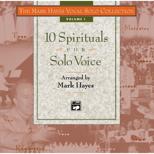 Spirituals 10 for Solo Voice Book 1 Arranged by Hayes