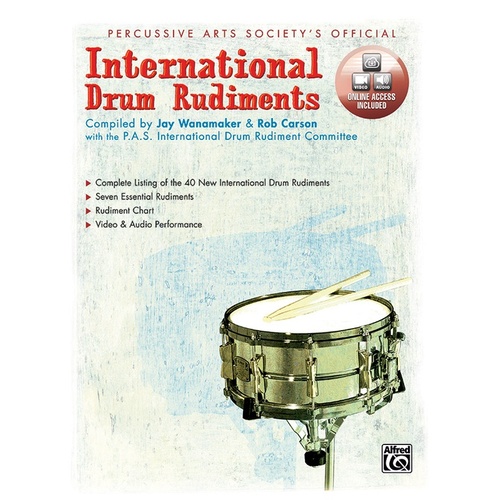 International Drum Rudiments Book/CD