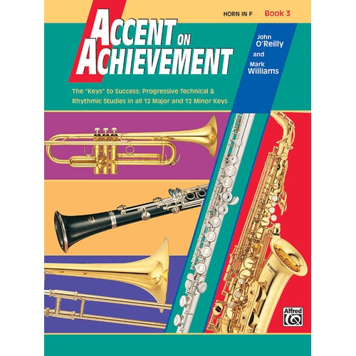 Accent on Achievement Book 3 for Horn in F - Concert Band Sheet Music