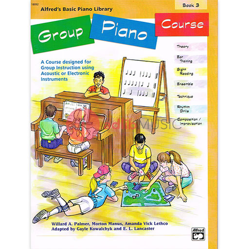Alfred's Basic Piano Group Course for Children Book 3 by Palmer, Willard, Manus, Morton, Lethco, Amanda Vick