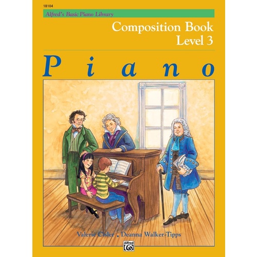 Alfred's Basic Piano Library (ABPL) Composition Book 3
