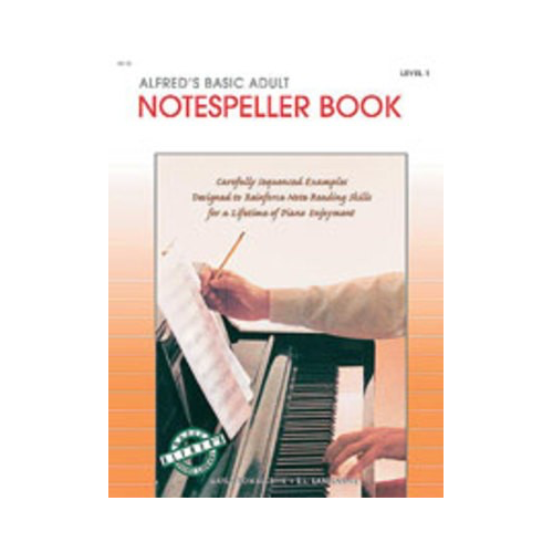ABPL Adult Notespeller Book 1 - Piano Sheet Music and Method Book for Note Reading Exercises