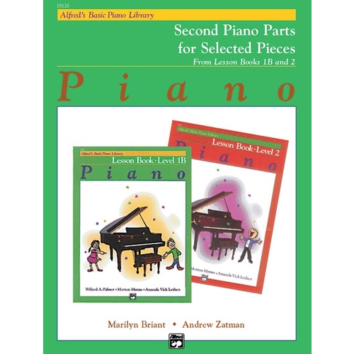 Alfred's Basic Piano Library (ABPL) Second Piano Parts Lesson 1B & 2