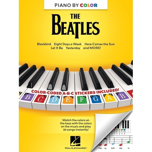Piano-by-Color - The Beatles Songbook for Beginners