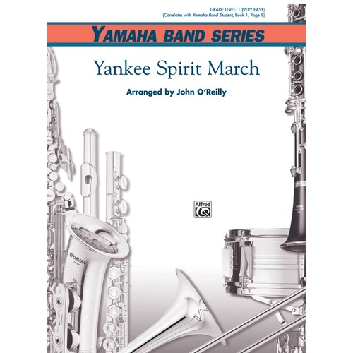 Yankee Spirit March Concert Band Sheet Music Grade 1