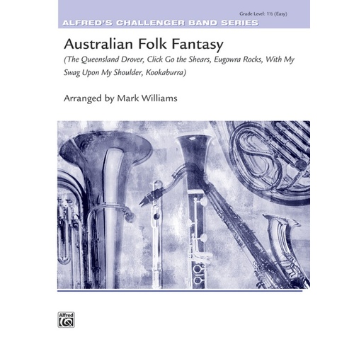 Australian Folk Fantasy Concert Band Sheet Music Grade 1.5