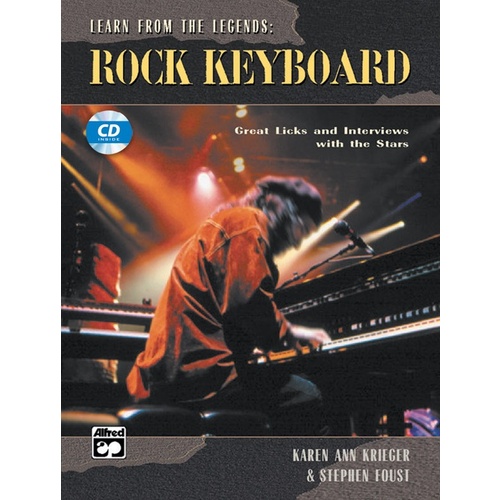 Learn From The Legends Rock Keyboard Book/CD