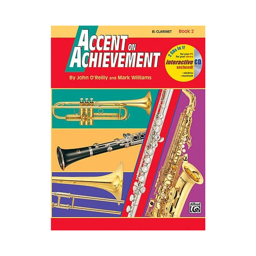 Accent on Achievement Book 2 Bb Clarinet Book/CD