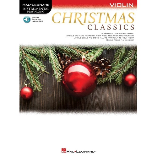 Christmas Classics Violin Book with Online Audio Access