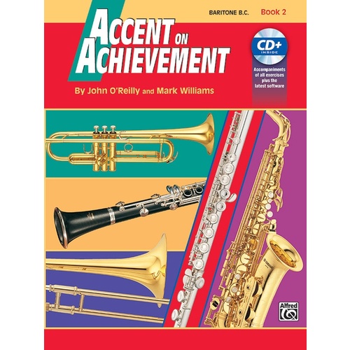 Accent On Achievement Book 2 Baritone Bc Book/CD