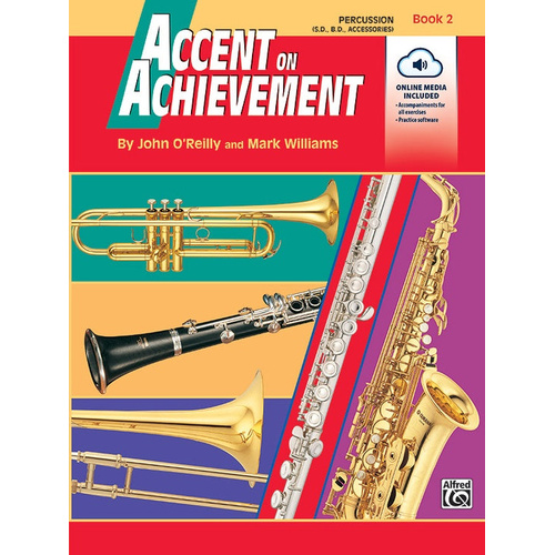 Accent on Achievement Book 2 Percussion Book/CD