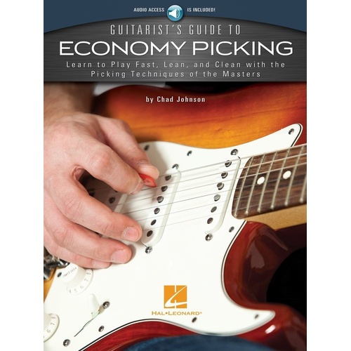 Guitarist's Guide to Economy Picking Book by Hal Leonard, 80 Pages, Standard Notation & TAB