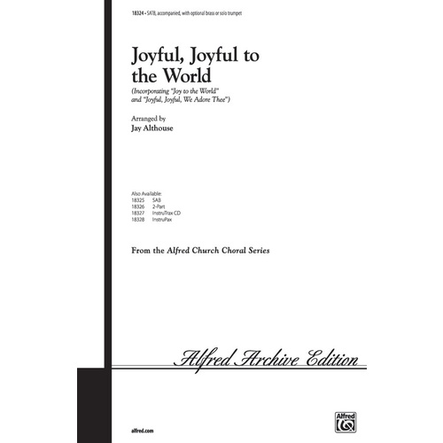 Joyful Joyful To The World SATB Level 4