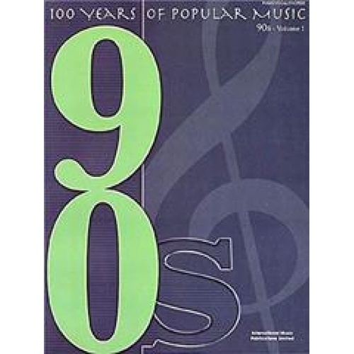 100 Years of Popular Music: 1990s BK 2 PVG Sheet Music