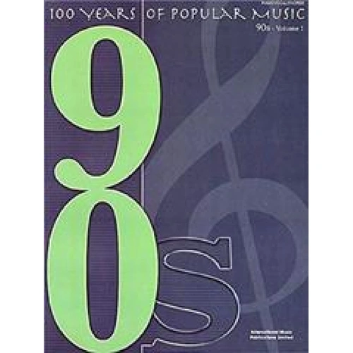 100 Years of Popular Music: 1990s BK 2 PVG Sheet Music