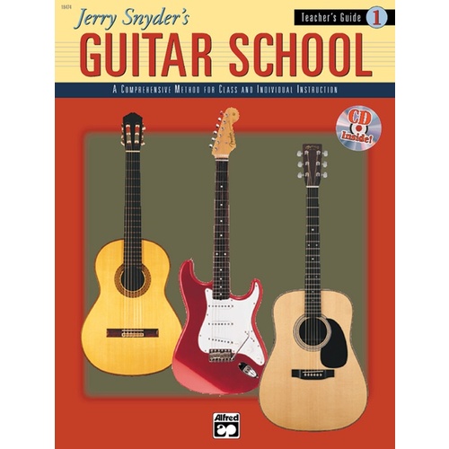 Jerry Snyders Guitar School Book 1 Teacher Book/CD