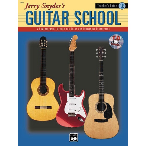 Jerry Snyders Guitar School Book 2 Teacher Book/CD