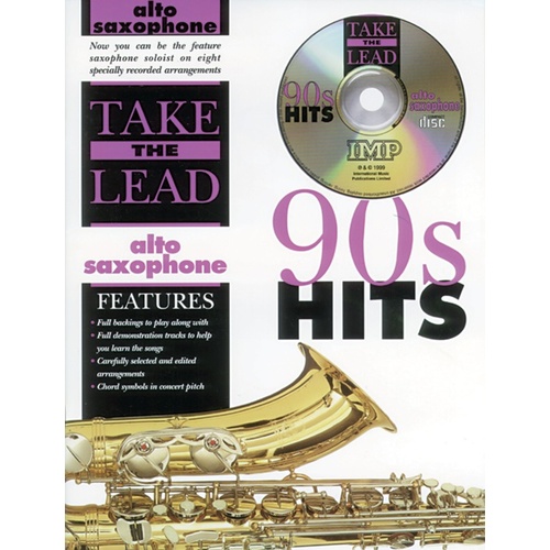 Take the Lead 90s Hits Book/CD for Alto Saxophone