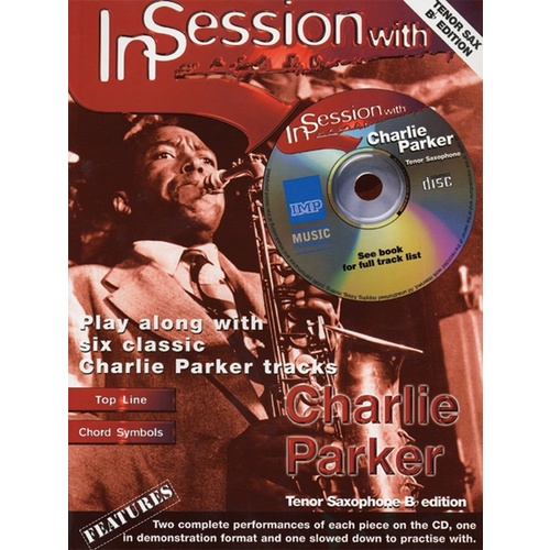 In Session With Charlie Parker Book/CD Tenor Sax