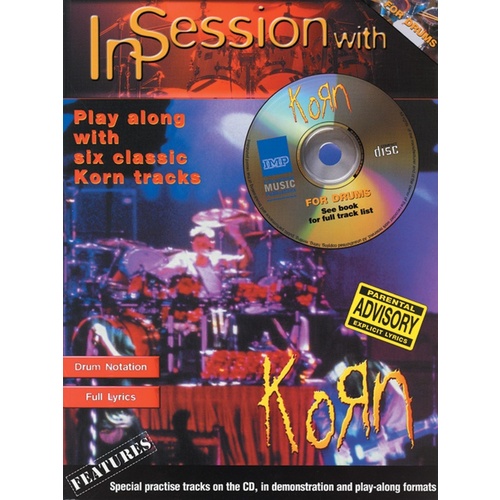In Session With Korn Book/CD Drum