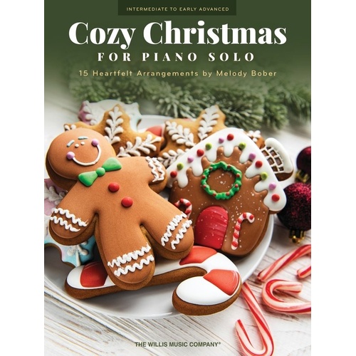 Cozy Christmas for Piano Solo - 15 Arranged Songs, 48 Pages