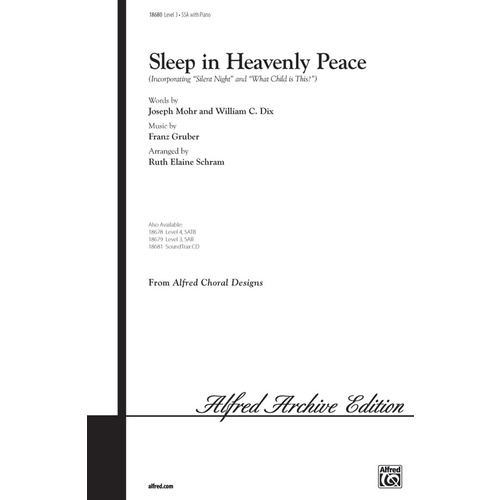 Sleep in Heavenly Peace SSA/FL/Bells Choral Sheet Music
