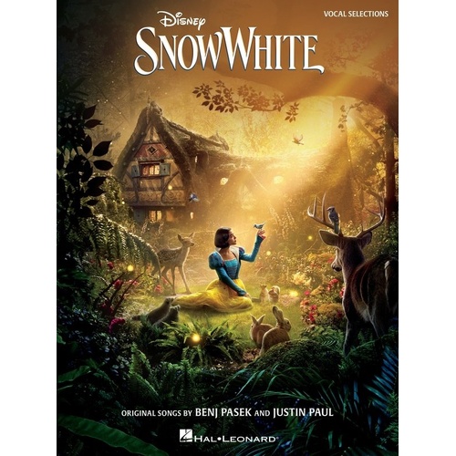 Snow White Vocal Selections from 2025 Movie by Hal Leonard - Guitar and Piano Arrangements, 88 Pages