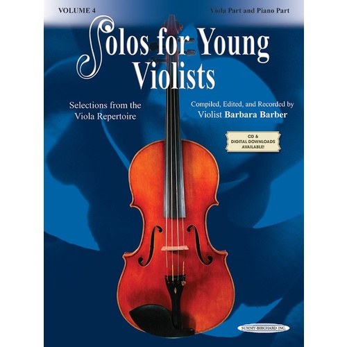 Solos For Young Violists Volume 4 Viola/Piano