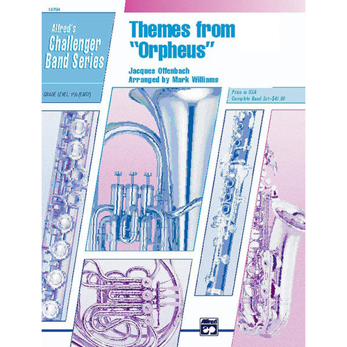 Themes from Orpheus Concert Band Sheet Music by Mark Williams