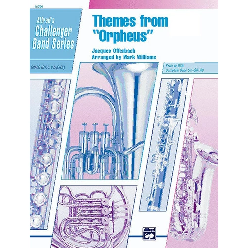 Themes from Orpheus Concert Band Sheet Music by Mark Williams