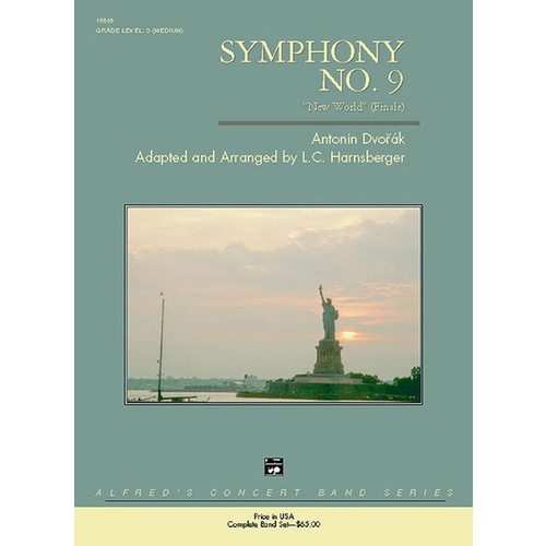 Symphony No 9 New World Finale Concert Band Sheet Music Grade 3