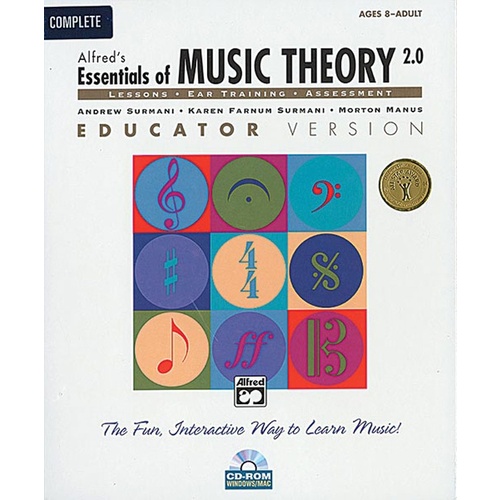 Essentials Of Music Theory CD Rom Comp Teacher