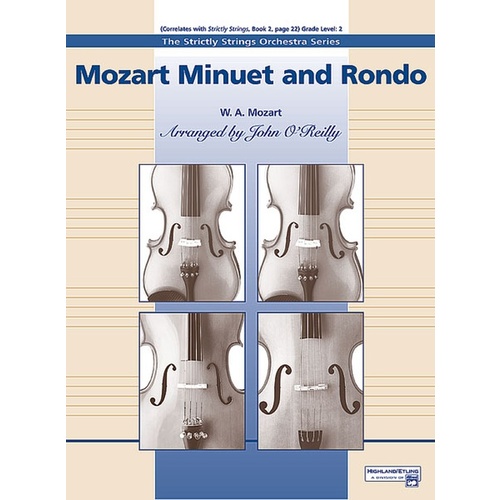 Mozart Minuet And Rondo String Orchestra Gr 1