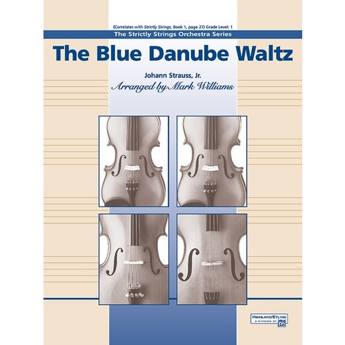 Blue Danube Waltz String Orchestra Sheet Music Grade 1