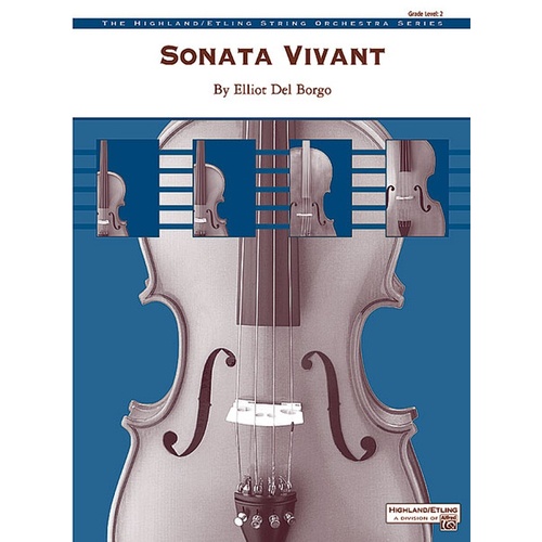 Sonata Vivant SO Gr 2 - String Orchestra by Elliot del Borgo - Alfred Music