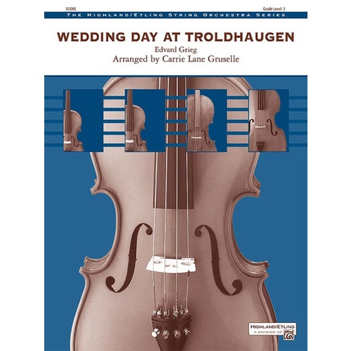 Wedding Day at Troldhaugen String Orchestra Sheet Music Grade 3