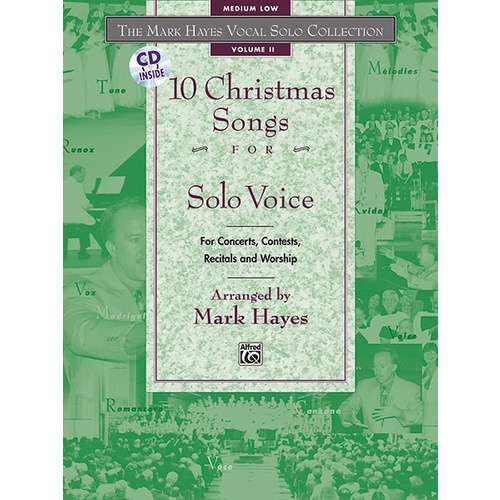 Mark Hayes Christmas Book 2 Med Low Book/CD