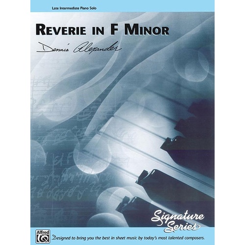 Reverie In F Minor Later Intermediate Piano Solo