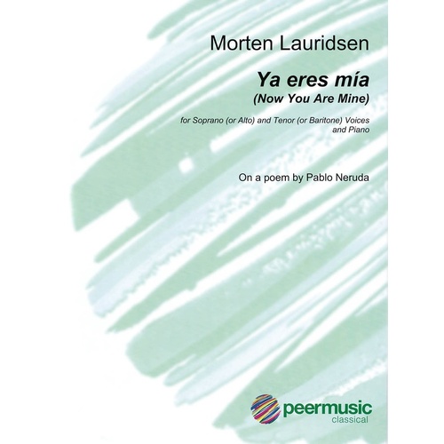 Ya Eres Mia Soprano Or Alto Baritone/Piano (Softcover Book)