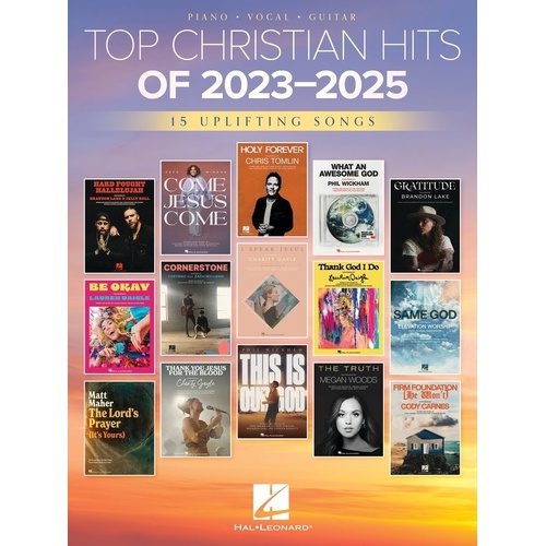 Top Christian Hits of 2023-2025 Songbook for Piano, Vocal & Guitar by Hal Leonard